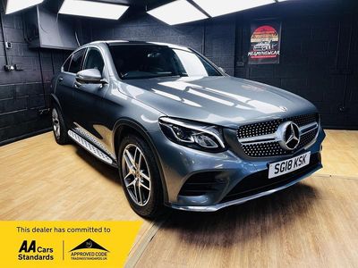 Used Mercedes GLC220 AMG Line Premium 170 HP (125 kW) 2018 Grey Coupe