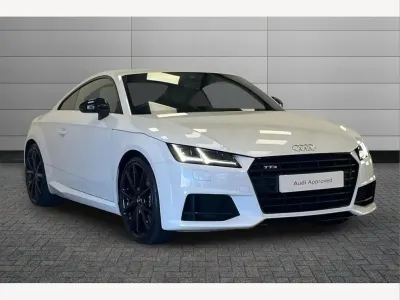 Used Audi TTS Black Edition 306 HP (225 kW) 2018 White Coupe