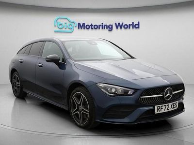 Used Mercedes CLA250e Shooting Brake AMG line 2023 Blue Estate