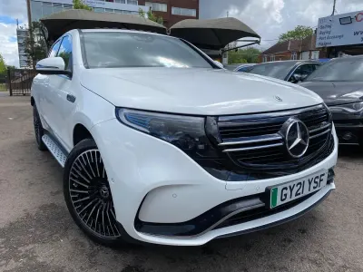 Used Mercedes EQC400 AMG Line Premium 300 kW (408 HP) 2021 White SUV