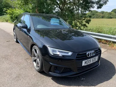 Used Audi A4 Black Edition 150 HP (110 kW) 2019 Black Estate