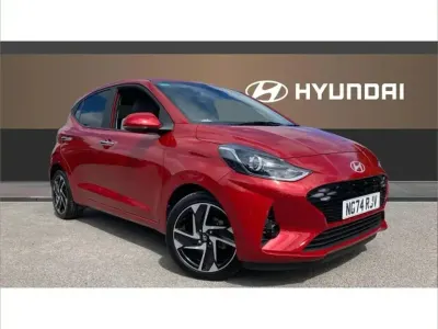 New Hyundai i10 Premium 77 HP (56 kW) 2025 Red Hatchback