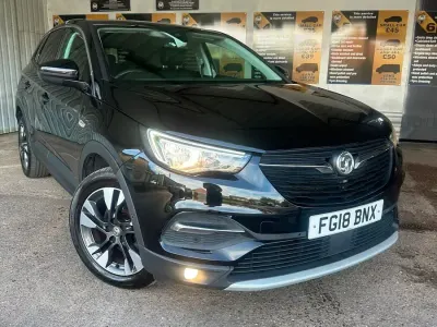 Used Vauxhall Grandland X Sport 130 HP (95 kW) 2018 Black SUV