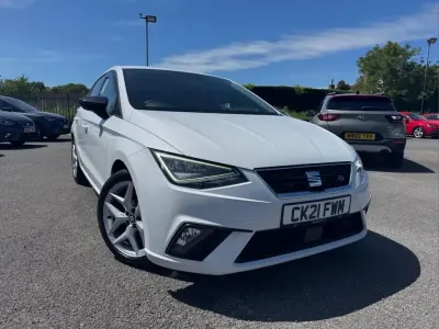 Used Seat Ibiza FR 94 HP (69 kW) 2021 White Hatchback