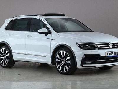 Second-hand VW Tiguan R-line 150 CP (110 kW) 2018 Alb SUV