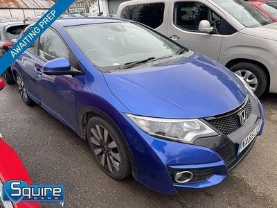 Used Honda Civic SE Plus 2015 Blue Hatchback