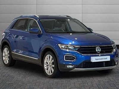 Used VW T-Roc SEL 150 HP (110 kW) 2018 Blue SUV