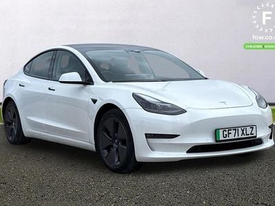 Used Tesla Model 3 Long Range AWD 77 kW (106 HP) 2021 White Sedan