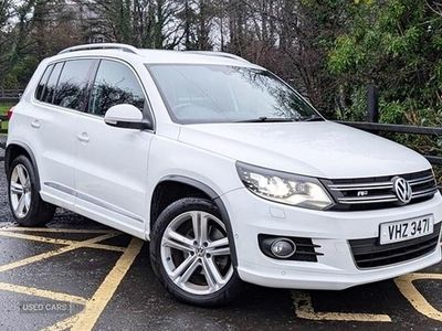 White Used 2015 VW Tiguan R-line SUV | £9,490 (Fair price)