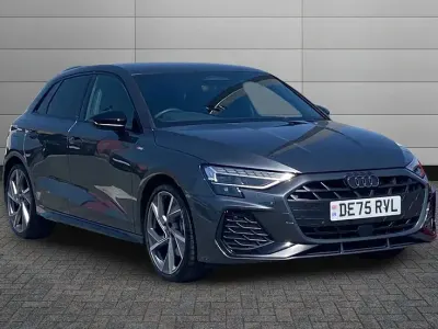 Used Audi A3 Black Edition 150 HP (110 kW) 2025 Grey Hatchback