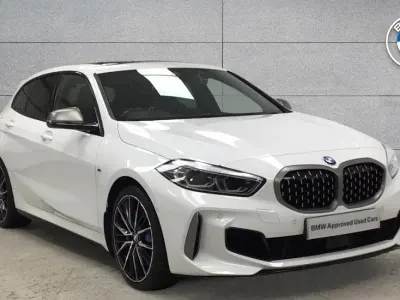 Used BMW M135 Shadowline 302 HP (222 kW) 2023 White Hatchback