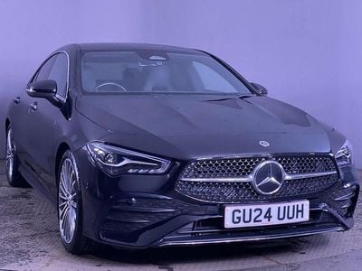Black Used 2024 Mercedes CLA220 AMG line Sedan | £26,999 (Good price)