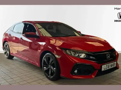 Used Honda Civic SR 126 HP (92 kW) 2018 Red Hatchback