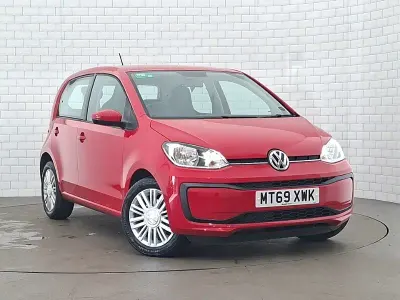 Used VW up! move up! 60 HP (44 kW) 2019 Red Hatchback