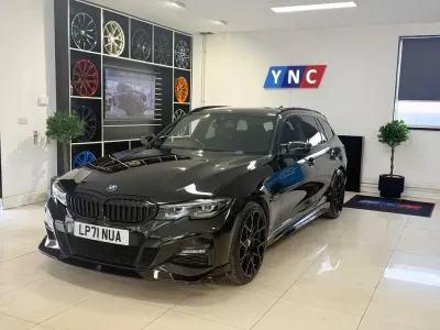 Used BMW 330e M Sport 292 HP (214 kW) 2022 Black Estate