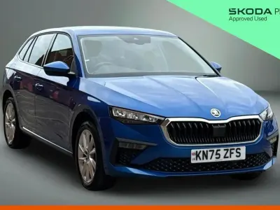Used Skoda Scala SE L 115 HP (84 kW) 2025 Race blue metallic Hatchback