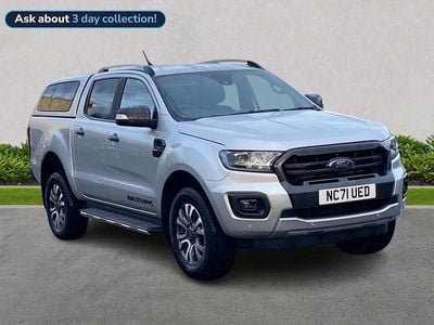 Silver Used 2021 Ford Ranger Wildtrack Pickup | £19,890 (Fair price)