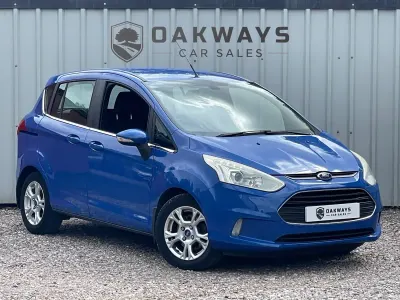 Used Ford B-MAX Zetec 100 HP (73 kW) 2013 Blue MPV