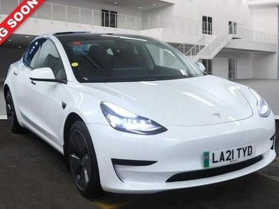 White Used 2021 Tesla Model 3 Standard Range Sedan | £17,500 (Good price)