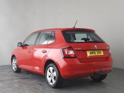 Used Skoda Fabia SE 110 HP (80 kW) 2018 Red Hatchback