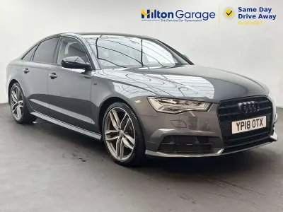Used Audi A6 Black Edition 190 HP (139 kW) 2018 Grey Sedan