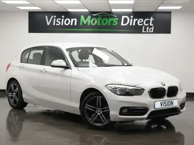 Used BMW 118 Sport Line 136 HP (100 kW) 2017 White Hatchback