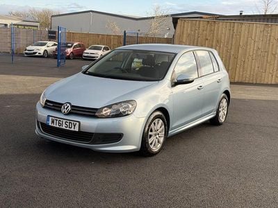Used VW Golf VII 105 HP (77 kW) 2012 Blue Hatchback