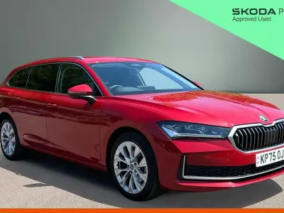 Used Skoda Superb SE L 150 HP (110 kW) 2025 Red Estate