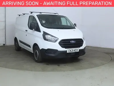 Used Ford Transit Custom 105 HP (77 kW) 2021 White Van