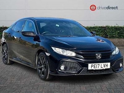 Begagnad Honda Civic SR 129 HK (94 kW) 2017 Svart Halvkombi