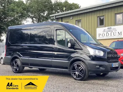 Used Ford Transit 130 HP (95 kW) 2018 Black Van