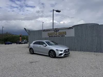 Used Mercedes A180 AMG line 116 HP (85 kW) 2018 Silver Hatchback