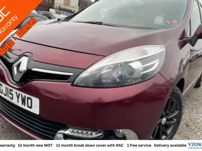 Used Renault Scénic III Dynamique 110 HP (80 kW) 2015 Red MPV