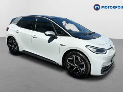 Used VW ID.3 Pro 150 kW (204 HP) 2020 White Hatchback