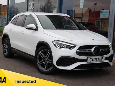 White Used 2021 Mercedes GLA200 AMG line SUV | £22,375 (A bit pricey)