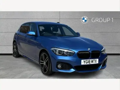 Used BMW 120 M Sport 180 HP (132 kW) 2018 Blue Hatchback