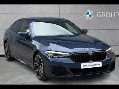 Used BMW 530 M Sport 286 HP (210 kW) 2022 Phytonic blue Sedan