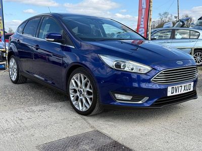 Used Ford Focus Titanium X 125 HP (91 kW) 2017 Blue Hatchback
