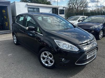 Used Ford C-MAX Zetec 125 HP (91 kW) 2015 Black MPV