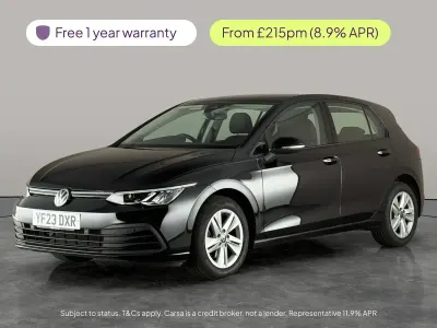 Used VW Golf VIII Life 131 HP (96 kW) 2023 Black Hatchback