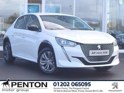 used Peugeot e-208 50KWH ALLURE PREMIUM + AUTO 5DR (7KW CHARGER) ELECTRIC FROM 2022 FROM POOLE (BH15 2AL) | SPOTICAR