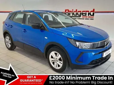 Used Vauxhall Grandland X Design Edition 128 HP (94 kW) 2022 Blue SUV