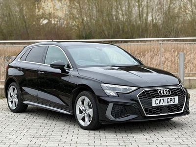Used Audi A3 Sportback e-tron S-Line 2021 Black Hatchback