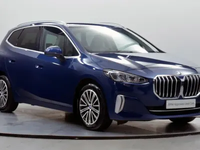 Used BMW 218 Active Tourer Luxury Line 148 HP (108 kW) 2022 Blue MPV