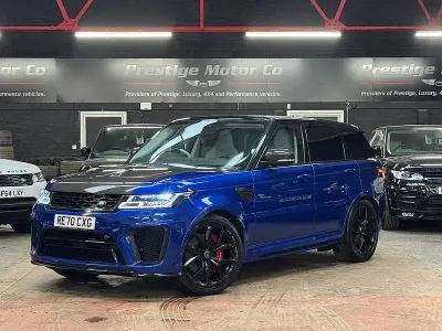 Used Land Rover Range Rover Sport SVR 575 HP (422 kW) 2020 Blue SUV