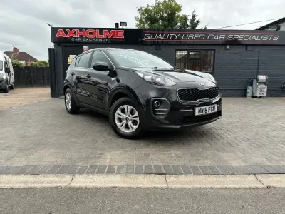 Usado Kia Sportage 130 HP (95 kW) 2018 Preto SUV