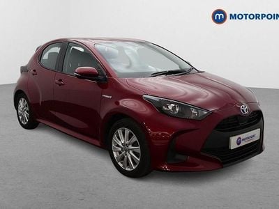 Used Toyota Yaris Hybrid 2021 Red Hatchback