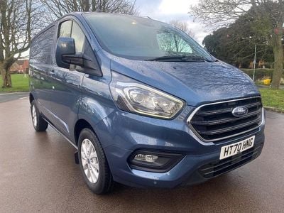Used Ford Transit Custom Limited 130 HP (95 kW) 2021 Blue Van