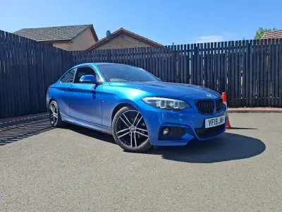 Used BMW 218 M Sport 150 HP (110 kW) 2019 Blue Coupe