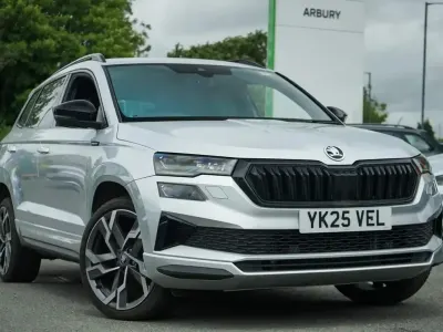 Used Skoda Karoq SportLine 150 HP (110 kW) 2025 Silver SUV